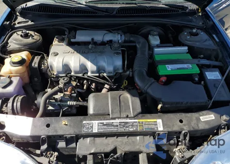 2001 Saturn Sc1 z USA, uszkodzony, nr VIN 1G8ZP128X1Z207319